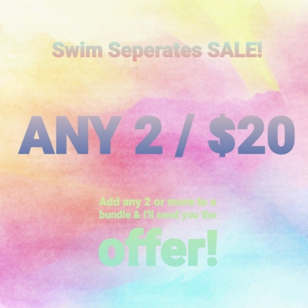 2/$20 Swim Seperates Bundle Deal!